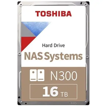 דיסק פנימי TOSHIBA N300 16TB NAS HDD (256MB-7200RPM)