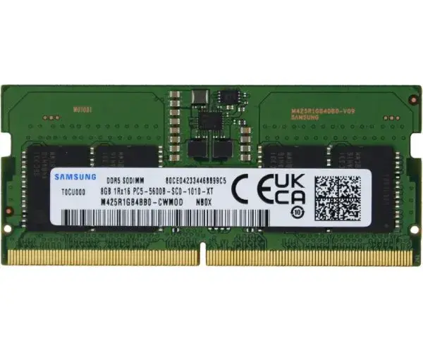 זכרון למחשב נייד Samsung Memory DDR5 8GB 5600Mhz SO-DIMM