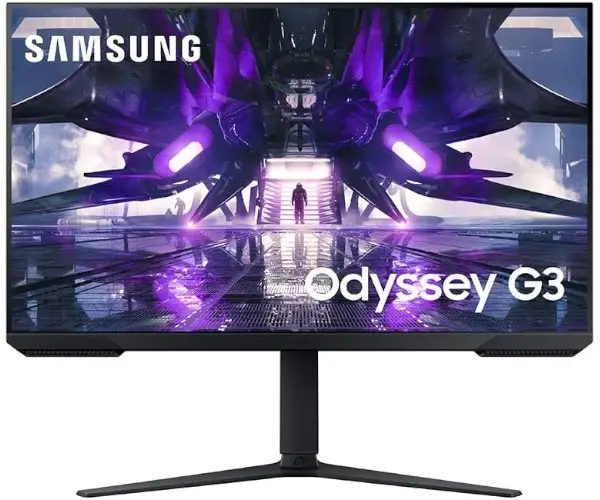 מסך גיימינג מתכוונן ומסתובב 32'' Samsung Odyssey G3 S32AG320NM FHD 165HZ 1MS VA