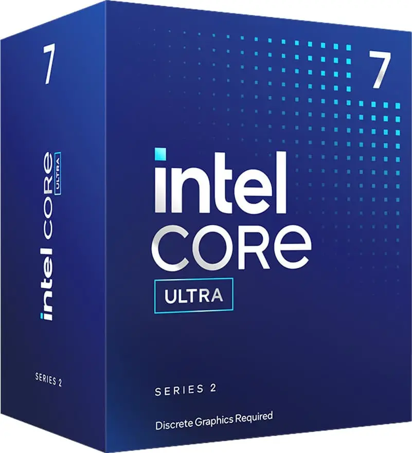 מעבד אינטל Intel Core Ultra 7 processor 265F Box (30M Cache, up to 5.30 GHz)