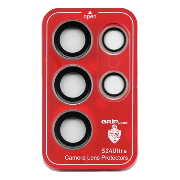מגן זכוכית למצלמה לגלקסי S24 אולטרה שקוף Grip Glass
